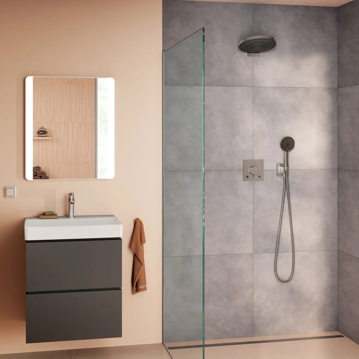 HANSGROHE Bras mural pour douche de tête Pulsify chromé 24149000 – Image 4