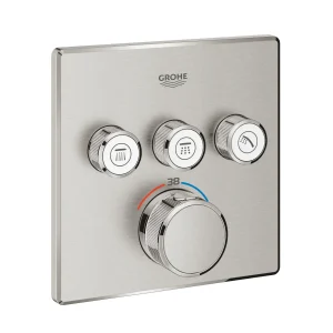 GROHE Façade avec mitigeur thermostatique baignoire encastré 3 sorties 29126DC0